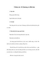 Chăm sóc vết thương có dẫn lưu docx