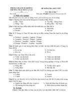 kiểm tra 1 tiết HK 2 địa 7