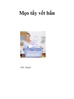 Mẹo tẩy vết bẩn pptx