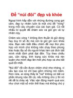 Để “núi đôi” đẹp và khỏe pps