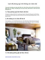 Cách để phòng ngủ nhỏ không còn chật chội ppsx