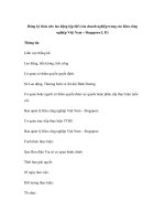 Đăng ký thỏa ước lao động tập thể (của doanh nghiệp trong các Khu công nghiệp Việt Nam – Singapore I, II) pptx