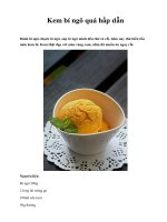 Kem bí ngô quá hấp dẫn pot