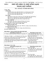 Giáo án hình 11 NC chương I