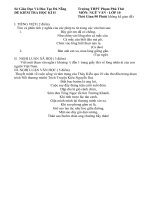 đề thi và đáp án học ki 2