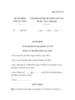 Mẫu quyết định về việc tạm đình chỉ cung cấp dịch vụ pdf