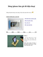 Dùng iphone làm giá đỡ điện thoại ppsx