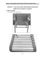 Chương 7- Ứng dụng pro trong thiết kế sản phẩm và khuôn pptx