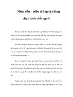 Nhức đầu – triệu chứng của hàng chục bệnh chết người ppt