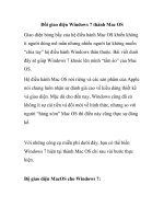 Đổi giao diện Windows 7 thành Mac OS pps
