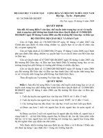 Quy chế tuyển sinh (bổ sung)