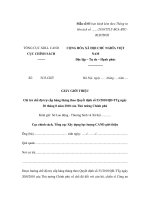 Mẫu giấy giới thiệu chi trả chế độ trợ cấp hàng tháng theo Quyết định số 53/2010/QĐ-TTg ngày 20 tháng 8 năm 2010 của Thủ tướng Chính phủ ppt