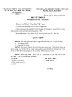 Quyết định kết nạp đoàn viên Công đoàn