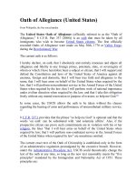 Oath of Allegiance - Tuyên thệ nhập quốc tịch Hoa Kỳ ppsx