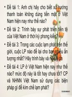 Chương 1: Những vấn đề chung về tiền tệ ppsx