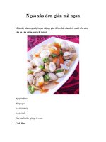 Ngao xào đơn giản mà ngon ppsx