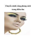 Chuyển mình cùng phong cách trang điểm thu pdf