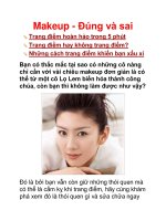 Makeup đúng và sai pptx