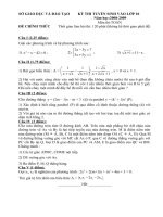 đề thi vào lớp 10 (rất hay)