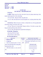 Giao an TD 6 Tuan 18