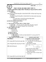 Tiet 32 - Thực hành đo cddd, hdt mạch song song