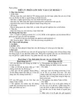 Tiết 27 . Phần lớn nước vào cây đi đâu