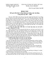 BÁO CÁO HAI CUỘC VẬN ĐỘNG 2010