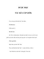 DƯỢC HỌC - TẮC KÈ (CÁP GIỚI) ppsx