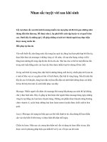 Nhan sắc tuyệt vời sau khi sinh docx