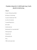 Cấp phép sử dụng tần số và thiết bị phát sóng vô tuyến điện đối với ppsx