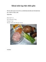 Khoai môn kẹp thịt chiên giòn pps