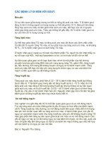 CÁC BỆNH LÝ ĐI KÈM VỚI GOUt potx