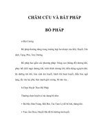 CHÂM CỨU VÀ BÁT PHÁP BỔ PHÁP ppsx
