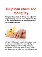 Giúp bạn chăm sóc móng tay ppsx