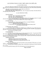 Lịch sử phat triển nhà trường