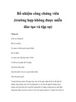 Bổ nhiệm công chứng viên (trường hợp không được miễn đào tạo và tập sự) docx