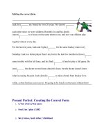 làm câu theo đoạn văn sau pot