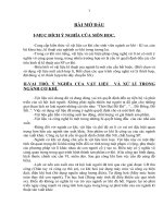 Bài giảng Kim loại học (Phần 1) pps