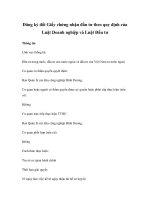 Đăng ký đổi Giấy chứng nhận đầu tư theo quy định của Luật Doanh nghiệp và Luật Đầu tư pot