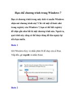 Hạn chế chương trình trong Windows 7 pdf