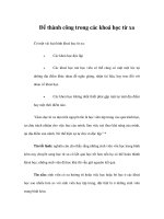 Để thành công trong các khoá học từ xa potx