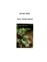 DƯỢC HỌC - NGƯ TINH THẢO pdf