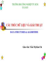 Tổng quan - CẤU TRÚC DỮ LIỆU VÀ GIẢI THUẬT ppsx