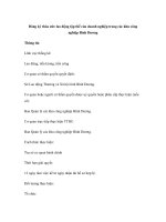 Đăng ký thỏa ước lao động tập thể của doanh nghiệp trong các khu công nghiệp Bình Dương docx