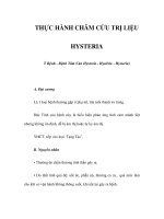 THỰC HÀNH CHÂM CỨU TRỊ LIỆU - HYSTERIA ppt