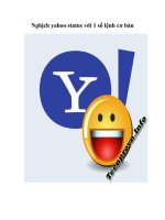 Nghịch yahoo status với 1 số lệnh cơ bản pps
