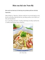 Bún cua hải sản Nam Bộ pps