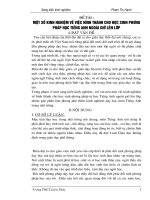 SÁNG KIẾN KINH NGHIỆM VỀ VIỆC HÌNH THÀNH CHO HỌC SINH PHƯƠNG PHÁP HỌC TIẾNG ANH NGOÀI GIỜ LÊN LỚP