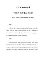 SÁCH KIM QUỸ - THIÊN THỨ HAI MƯƠI - MẠCH, CHỨNG VÀ PHÉP TRỊ PHỤ NỮ CÓ THAI pot