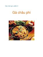 Các món gà –phần 3 potx